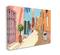 Stupell Industries European Roadside with Blue Street Vespa Wall Art